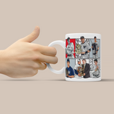 NY Yankees Bronx Bombers Dream Team MLB 3D Doodle Art - 11oz Ceramic Mug